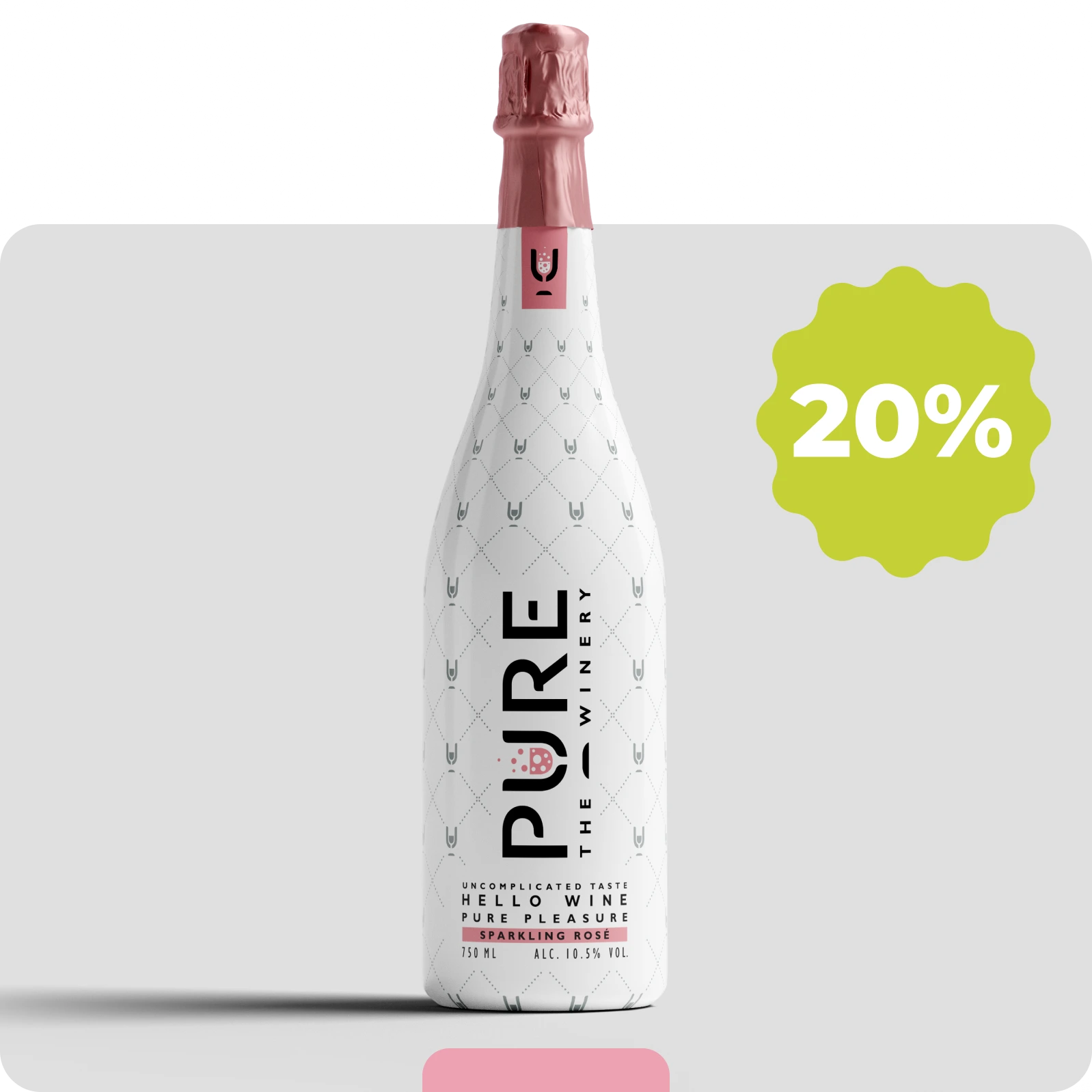 Zero Sugar Sparkling Rosé Wijn