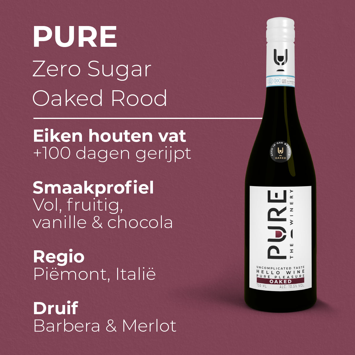 Zero Sugar Oaked Rood
