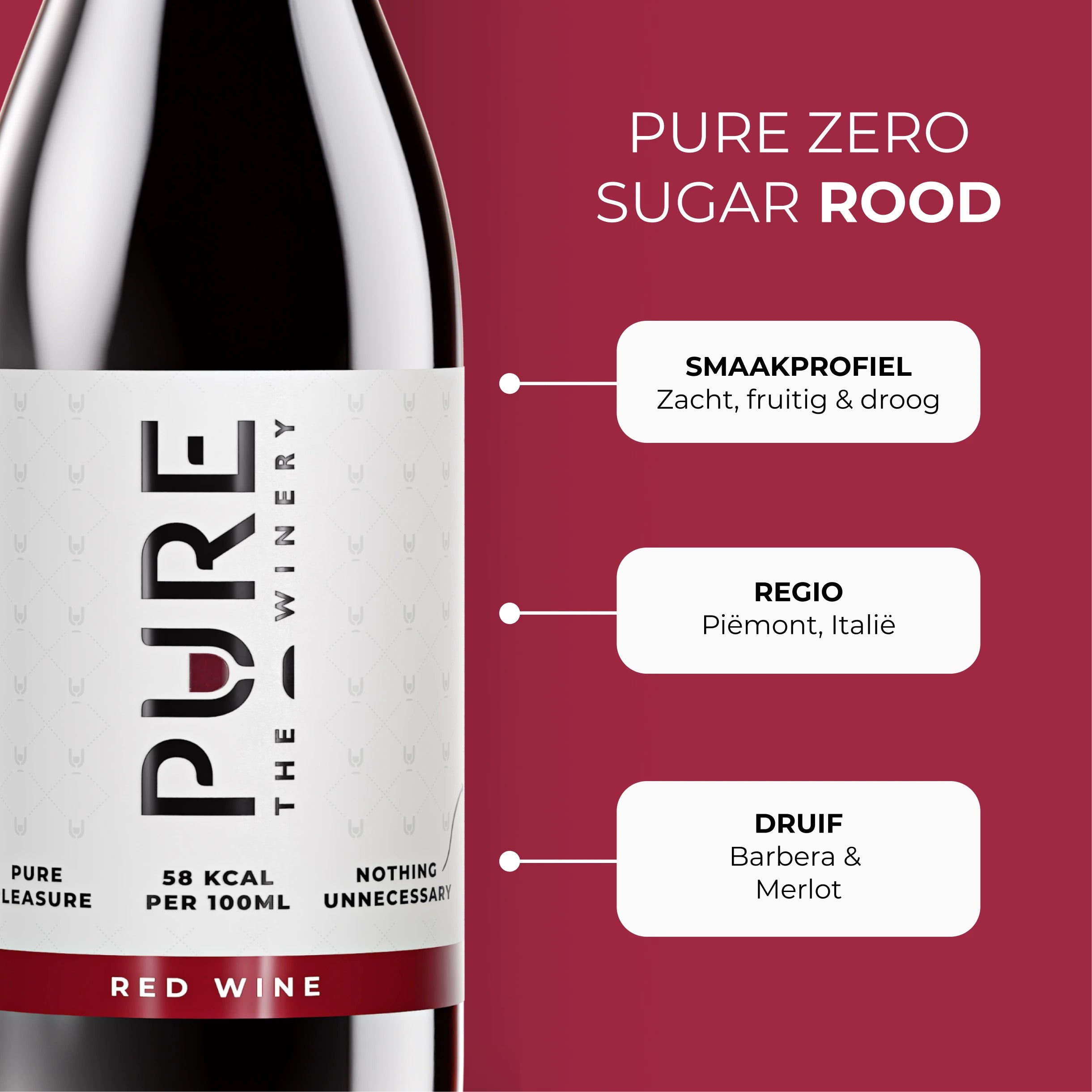 Zero Sugar Rode Wijn